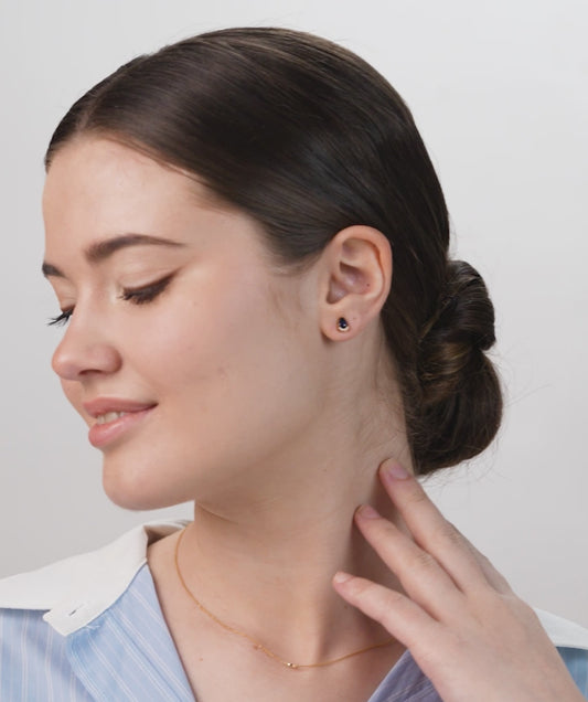Timeless Teardrop Sapphire Earrings