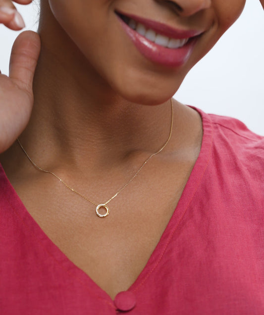 Eternal Circles Diamond Necklace