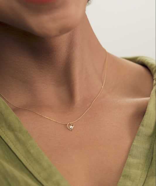 Sparkling Devotion Heart Pendant