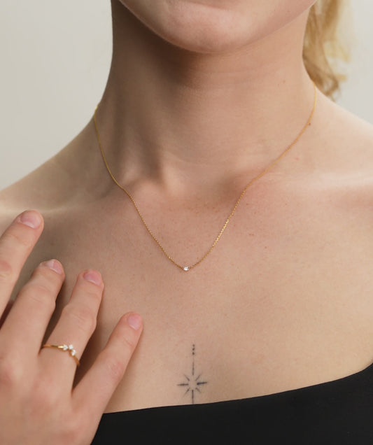 Classic Diamond Solitaire Pendant