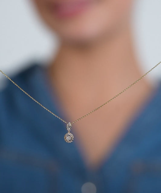 Modern Elegance Diamond Pendant