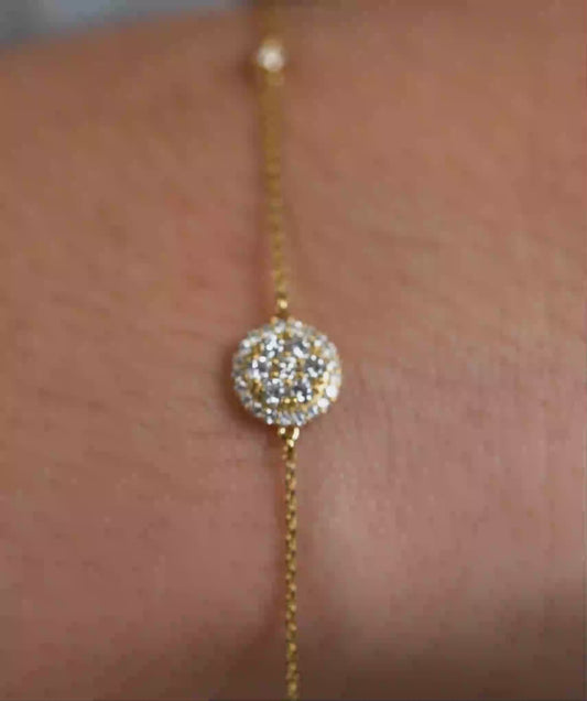 Diamond Cluster Jewelry Set